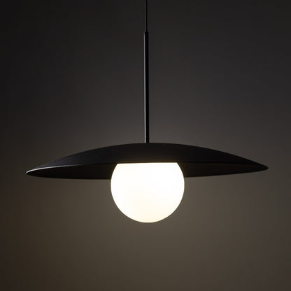 Sculptural | Glass Pendant Light with Adjustable Height & Soft Glow | Ideal Kitchen Pendant Lighting for Dining Tables 4