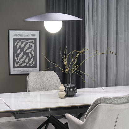 Sculptural | Glass Pendant Light with Adjustable Height & Soft Glow | Ideal Kitchen Pendant Lighting for Dining Tables 8