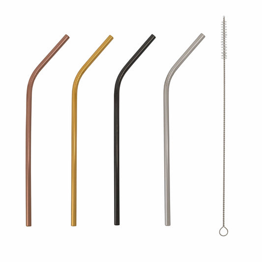Seoul Straw | Stainless Steel Drinking Straws with Sleek Design | Eco-Friendly Metal Straws for Stylish Beverages 0