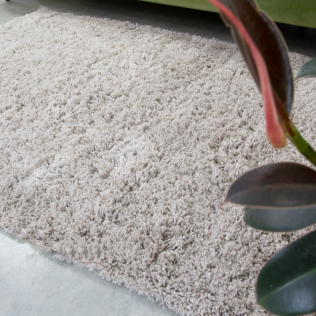 Shaggy Beige Area Rug with Luxurious Texture | Versatile Design for Home Comfort 1