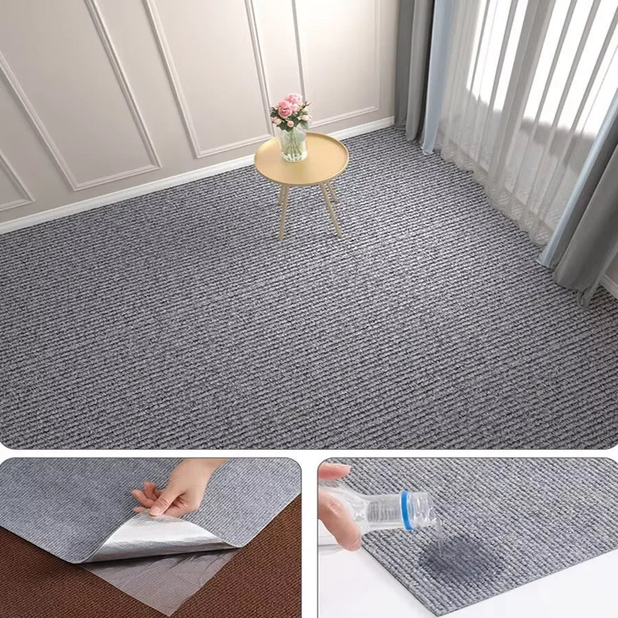 Solid Color Rug | Thickened Design for Home & Office with Moisture Resistance 11