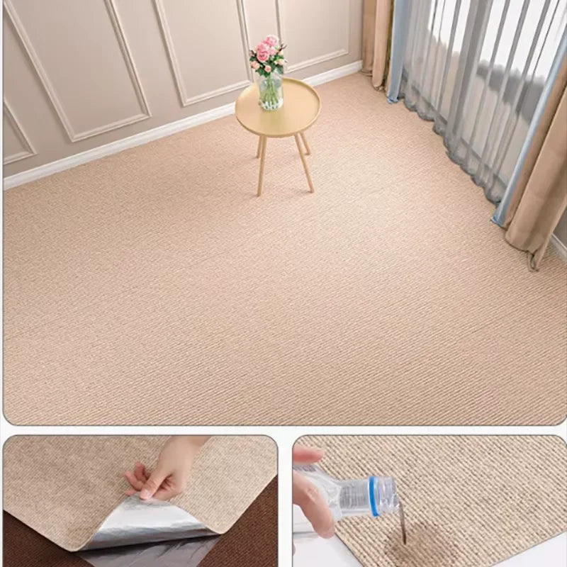 Solid Color Rug | Thickened Design for Home & Office with Moisture Resistance 7