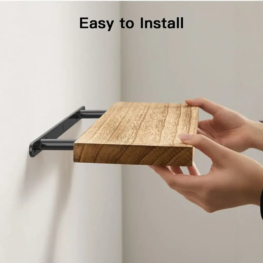 Stylish Floating Shelf | Wooden Wall Shelf with Durable Design | Versatile Storage Solution for Any Room 1