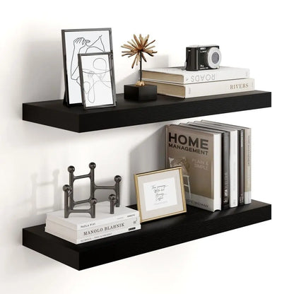 Stylish Floating Shelf | Wooden Wall Shelf with Durable Design | Versatile Storage Solution for Any Room 2