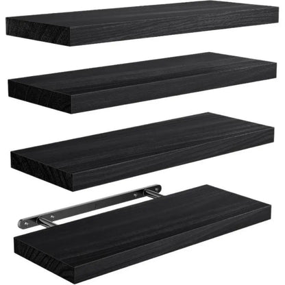 Stylish Floating Shelf | Wooden Wall Shelf with Durable Design | Versatile Storage Solution for Any Room 3