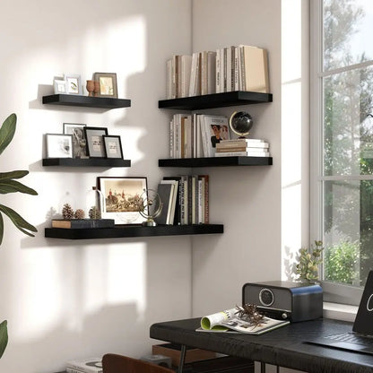 Stylish Floating Shelf | Wooden Wall Shelf with Durable Design | Versatile Storage Solution for Any Room 5