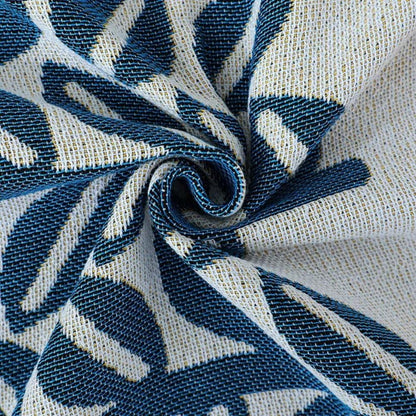 Tassel Tide | Couch Cover with Jacquard Design & Tassels | Lightweight Cotton Linen Protector for All-Season Style 3