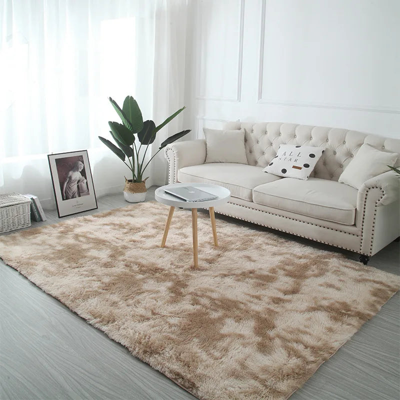Tie-Dye Plush Carpet | Soft Non-Slip Mat for Kids' Crawling & Cozy Living Spaces 16