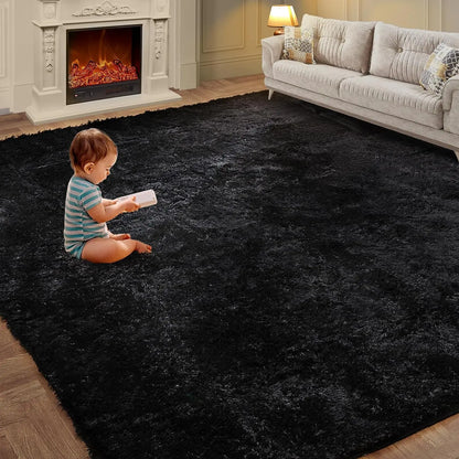 Tie-Dye Plush Carpet | Soft Non-Slip Mat for Kids' Crawling & Cozy Living Spaces 17