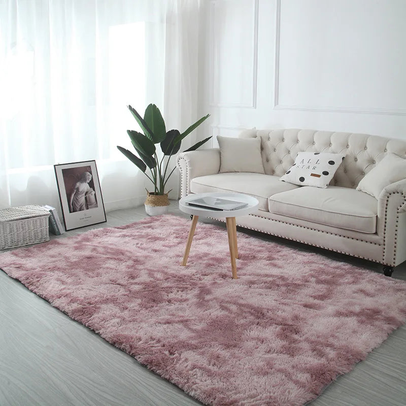 Tie-Dye Plush Carpet | Soft Non-Slip Mat for Kids' Crawling & Cozy Living Spaces 22