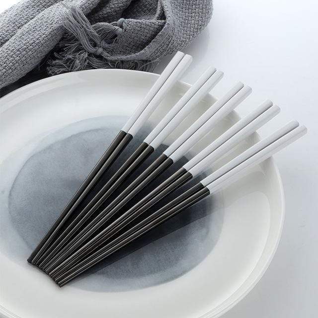 Tokyo Collection | Stainless Steel Chopsticks Set with Modern Design | Sleek and Stylish for Dining 5