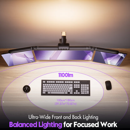 Versatile Desk Lamp | Foldable Design with Motion Sensor & Dual Control | Adjustable Lighting for Enhanced Focus 1