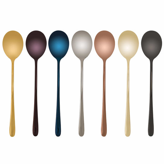 Vibrant Utensils | 29-Piece Cutlery Set with Colorful Design | Durable Kitchenware for Entertaining 0