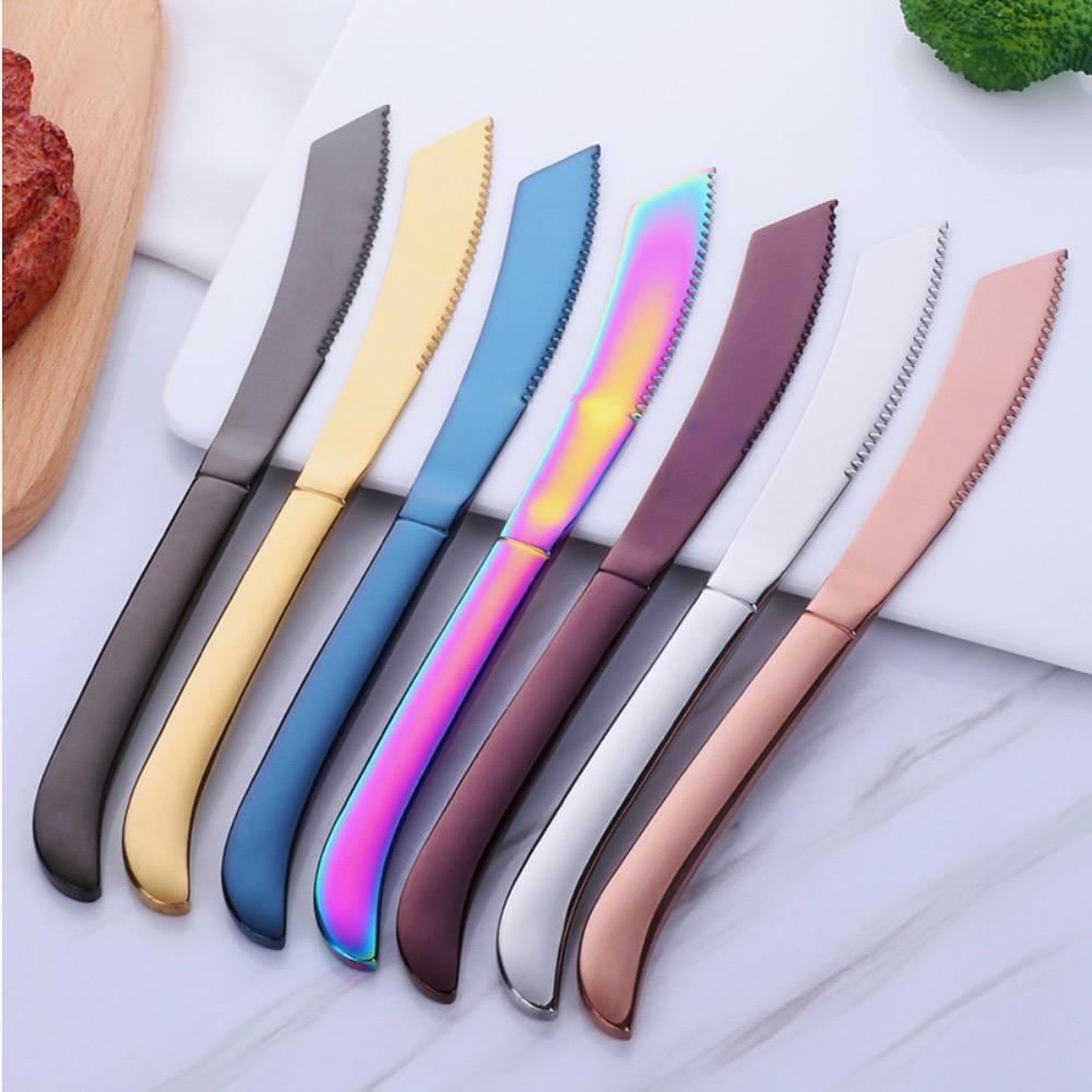 Vibrant Utensils | 29-Piece Cutlery Set with Colorful Design | Durable Kitchenware for Entertaining 4