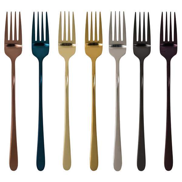 Vibrant Utensils | 29-Piece Cutlery Set with Colorful Design | Durable Kitchenware for Entertaining 6