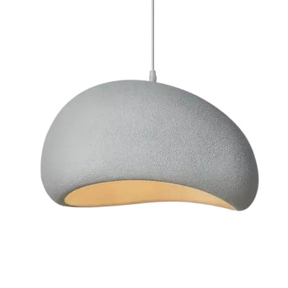 Wabi Sabi | Modern Chandelier with Adjustable Cable & Organic Design | Unique Resin Pendant Light for Warm Ambiance 11