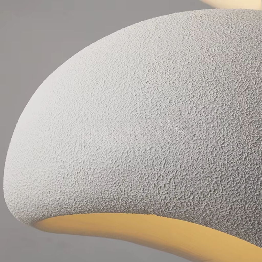 Wabi Sabi | Modern Chandelier with Adjustable Cable & Organic Design | Unique Resin Pendant Light for Warm Ambiance 7
