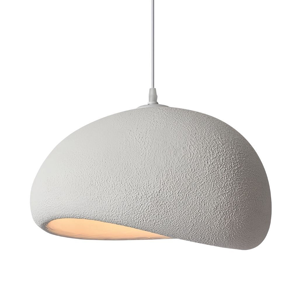 Wabi Sabi | Modern Chandelier with Adjustable Cable & Organic Design | Unique Resin Pendant Light for Warm Ambiance 9
