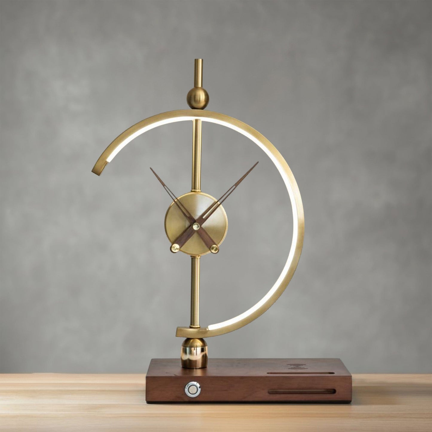 Wireless Charging Table Lamp with Modern Design & Adjustable Brightness for Stylish Home Decor 1