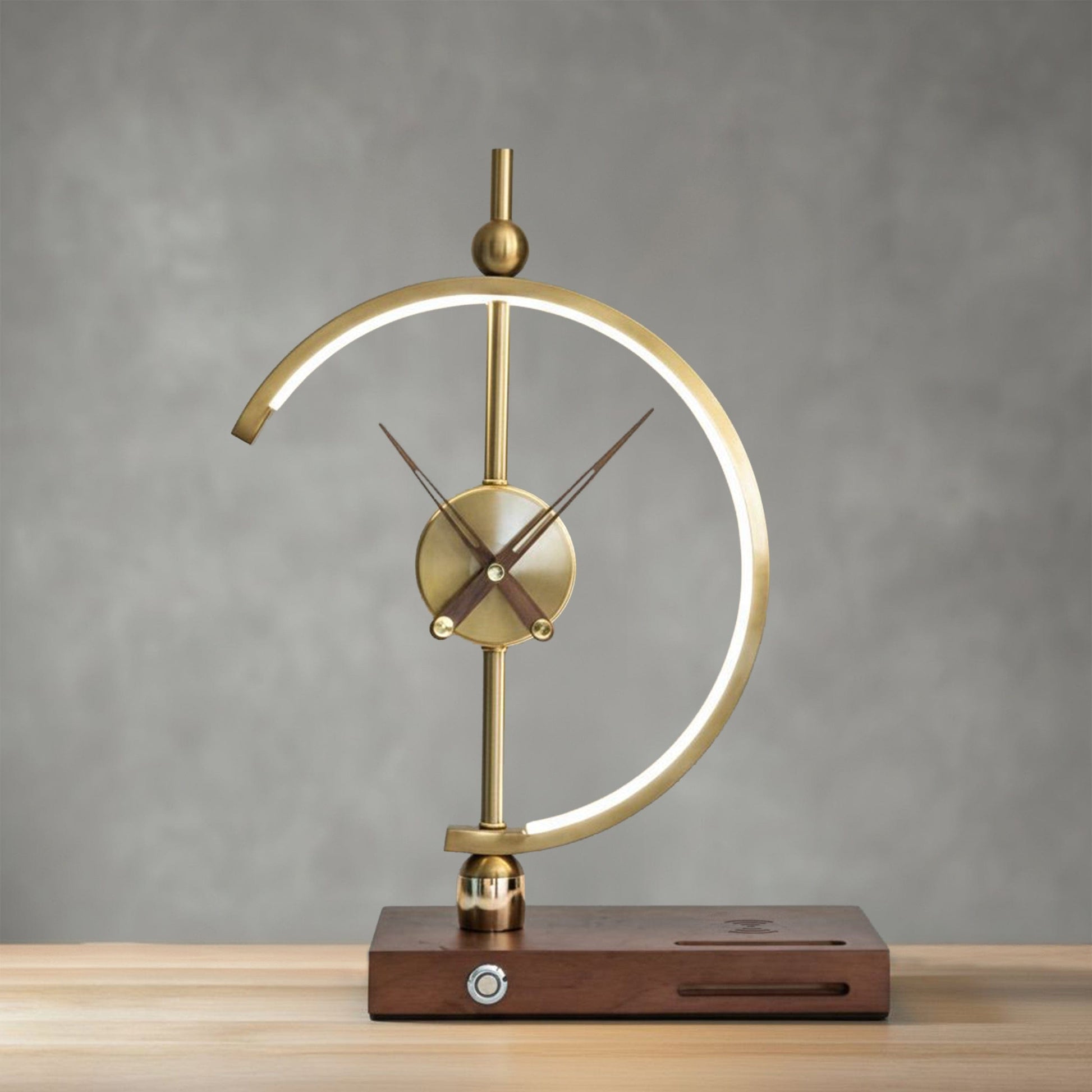 Wireless Charging Table Lamp with Modern Design & Adjustable Brightness for Stylish Home Decor 1